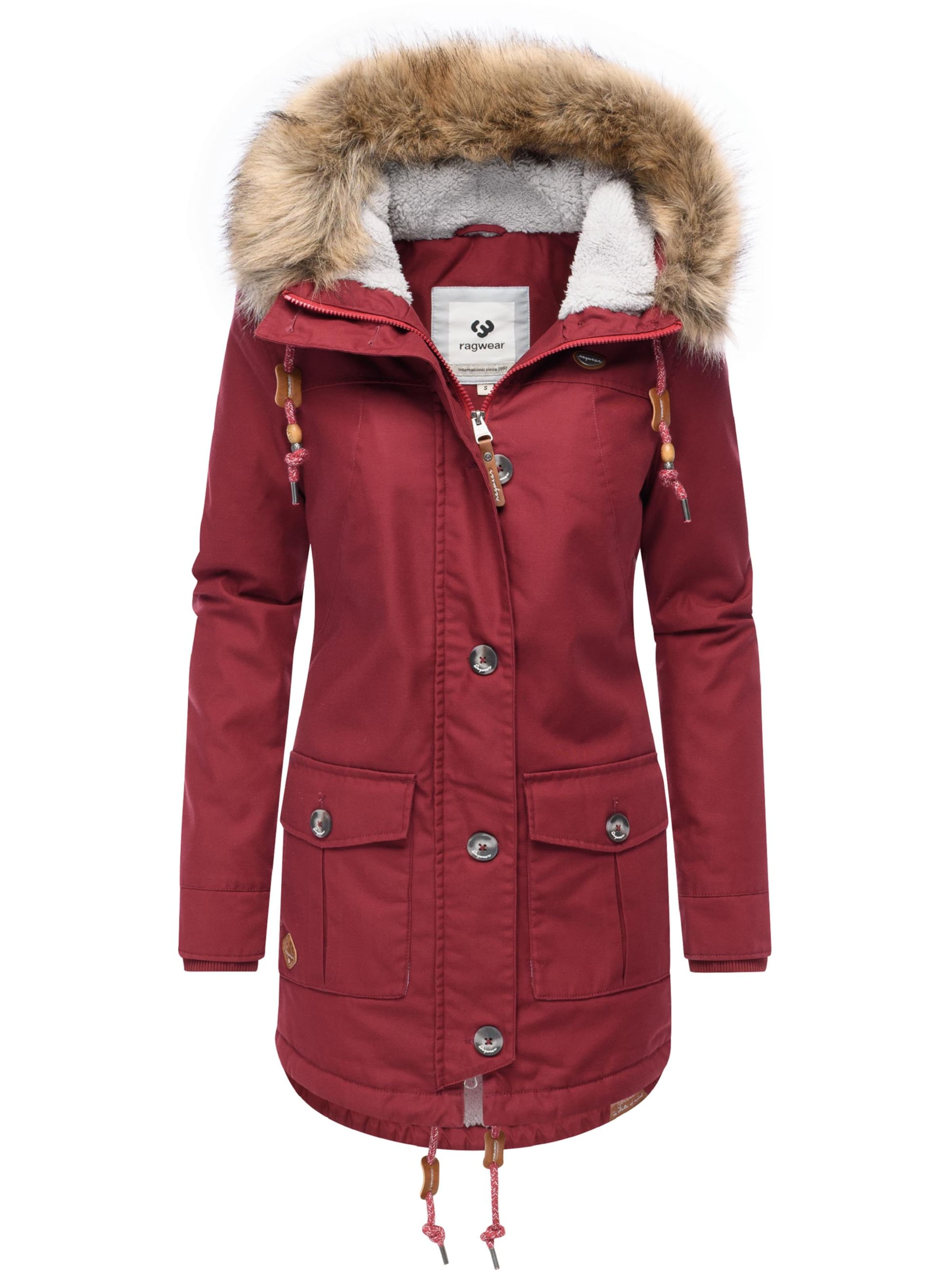 Giacca invernale 'Jane' di Ragwear in rosso: frontale