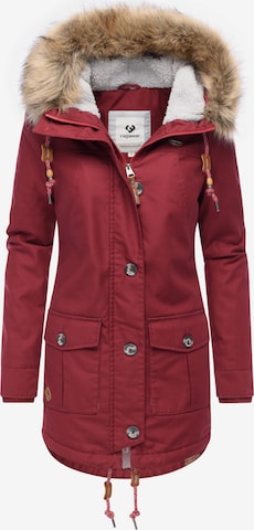 Veste d’hiver 'Jane' Ragwear en rouge : devant