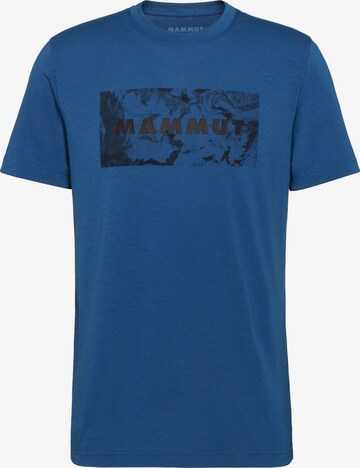 MAMMUT T-Shirt ‘Trovat Logo’ in Blau: Vorderseite