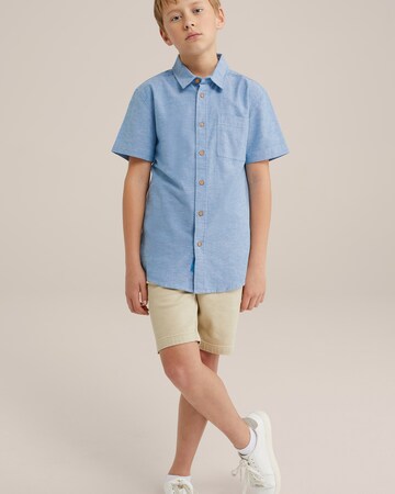 Regular fit Cămașă de la WE Fashion pe albastru