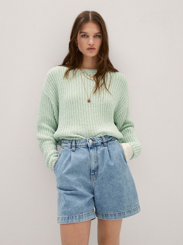 MANGO Sweater 'Arandano' in Green: front