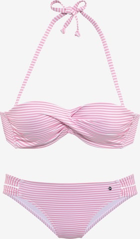 Bikini di s.Oliver in rosa: frontale