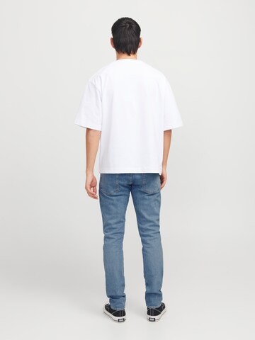 Coupe slim Jean 'JJIGlenn JJEvan' JACK & JONES en bleu