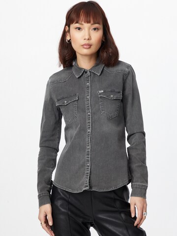 LTB Bluse 'Lucinda' in Grau: Vorderseite