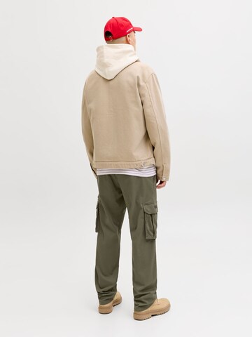 JACK & JONES Loosefit Cargobukser 'JPSTKane' i grøn