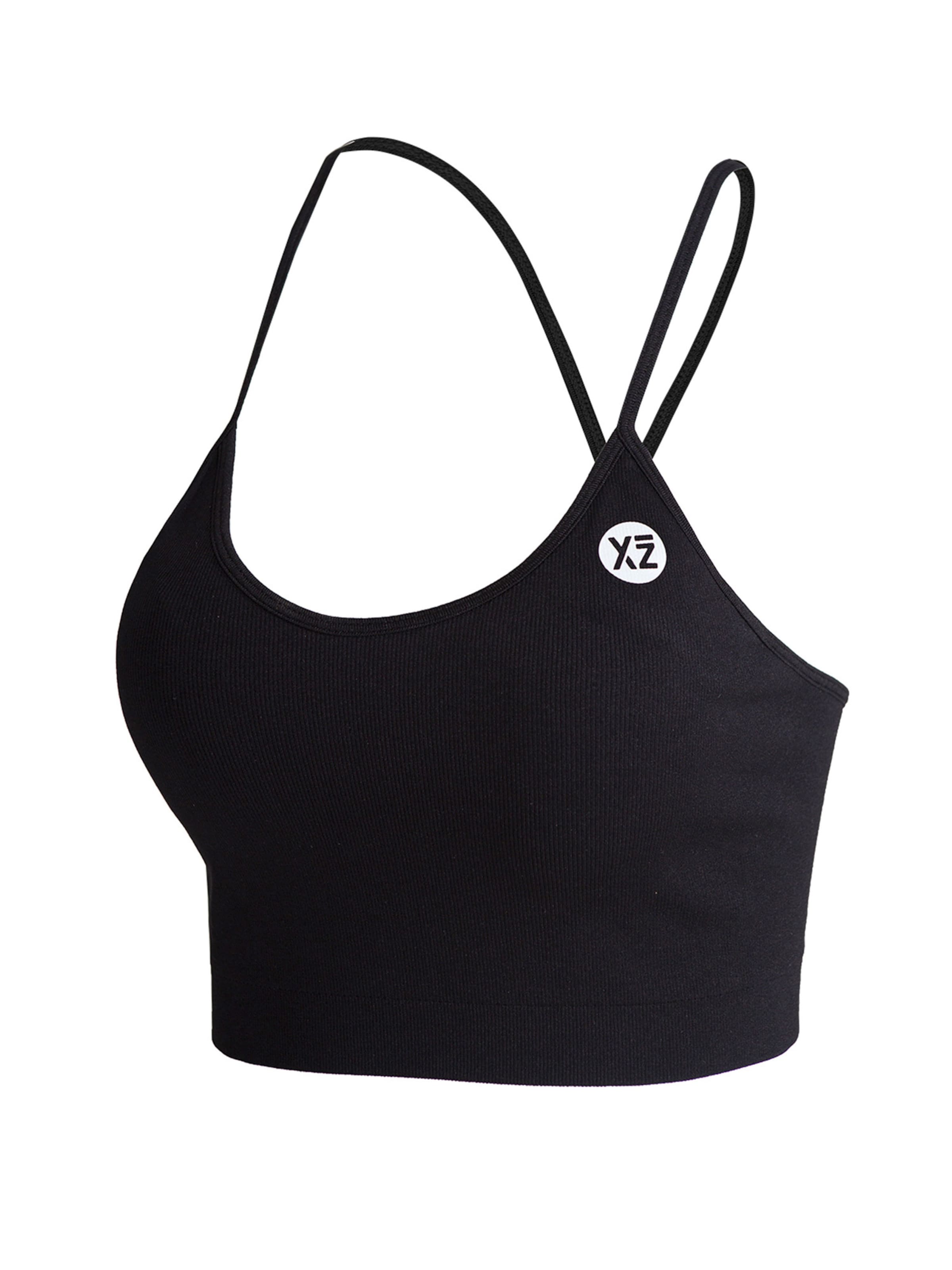 Top sportivo 'Charm' di YEAZ in nero