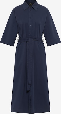 Rochie de la DreiMaster Klassik pe albastru: față
