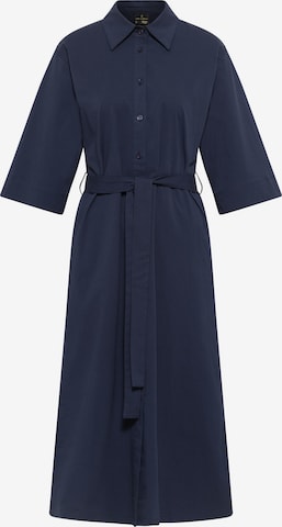 Robe-chemise DreiMaster Klassik en bleu : devant