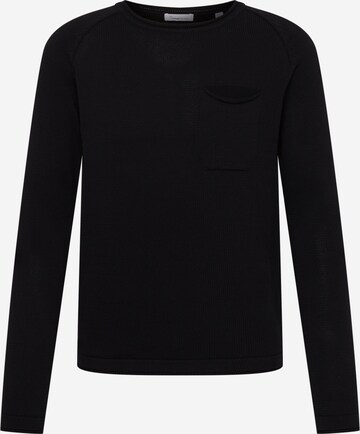 Pullover di KnowledgeCotton Apparel in nero: frontale