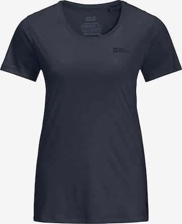 JACK WOLFSKIN Performance Shirt in Blue: front