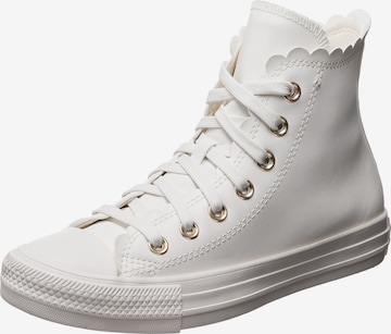 Baskets basses CONVERSE en blanc : devant