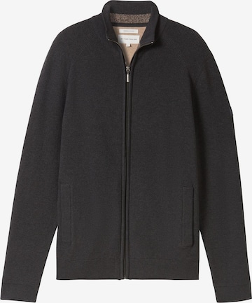 TOM TAILOR Gebreid vest in Grijs: voorkant