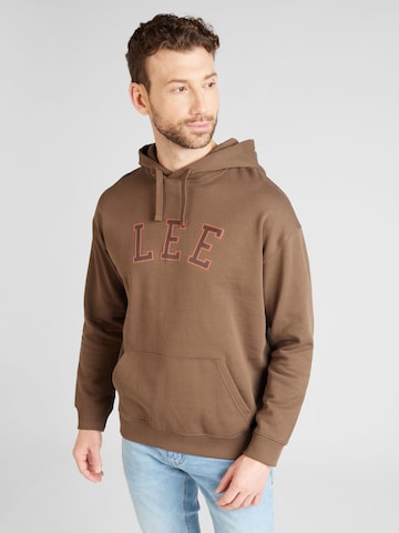 Lee Sweatshirt i brun: forside