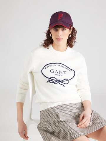 Pull-over GANT en blanc : devant