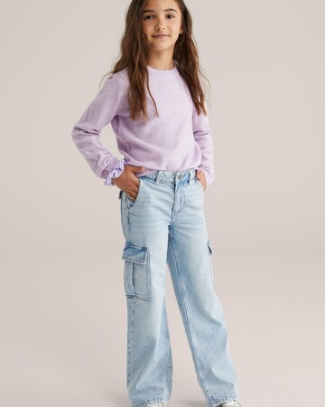 WE Fashion Svetr – fialová