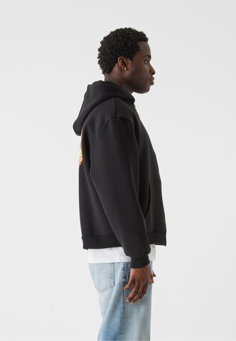 MJ Gonzales Sweatvest 'Burning Wings' in Zwart