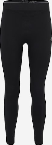 4F Skinny Sportunterhose in Schwarz: predná strana