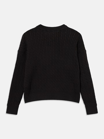 TOMMY HILFIGER Pullover 'CABLE' in Schwarz