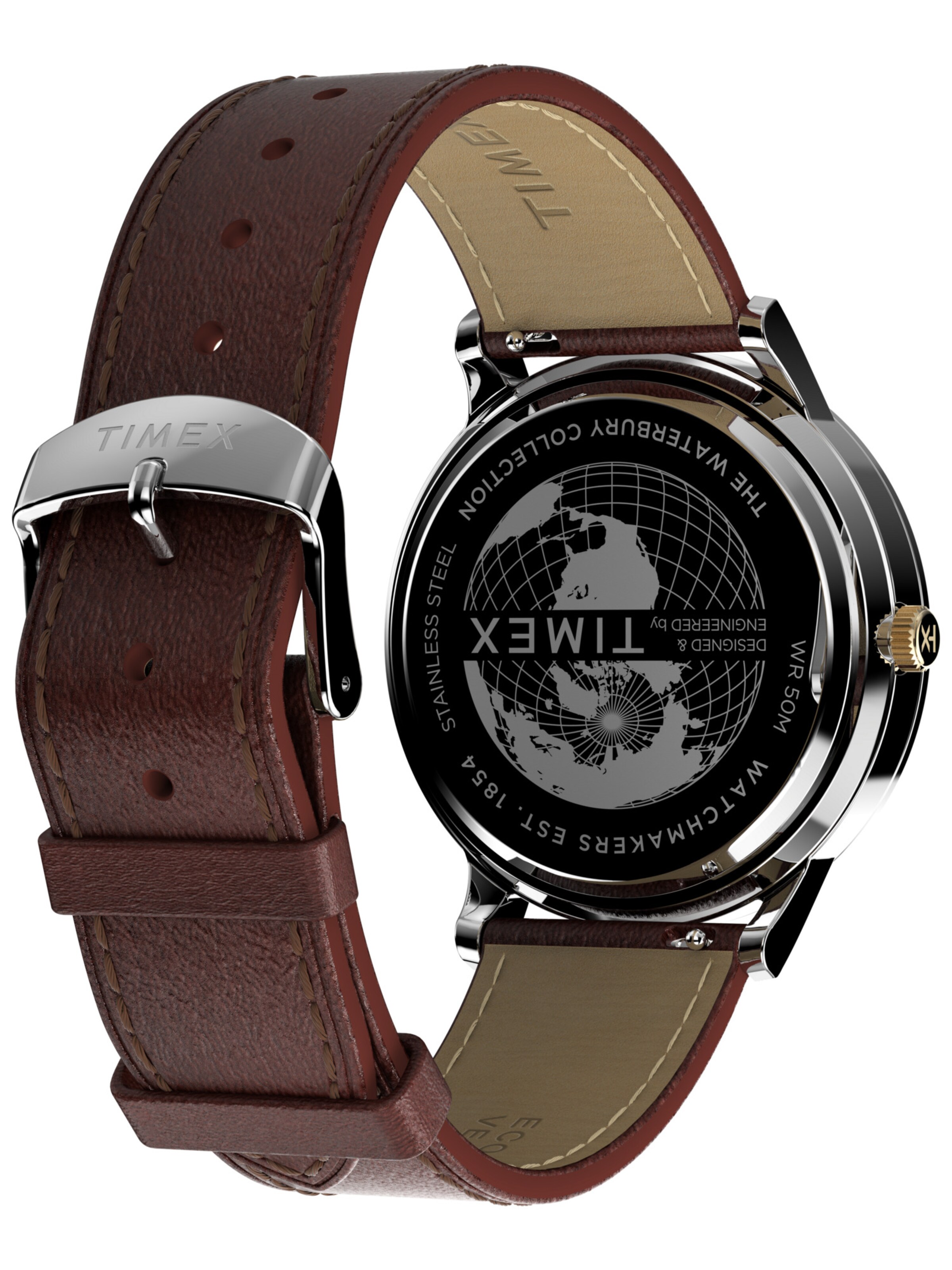 TIMEX Analogt ur 'Waterbury Classic Moon Phase' i blå