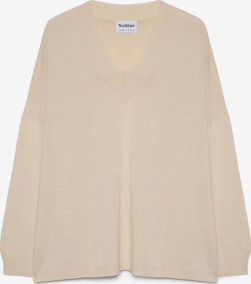 Pull-over Fiorella Rubino en beige : devant