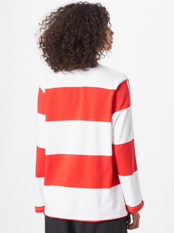 ADIDAS ORIGINALS - Sweatshirt 'Striped' em vermelho