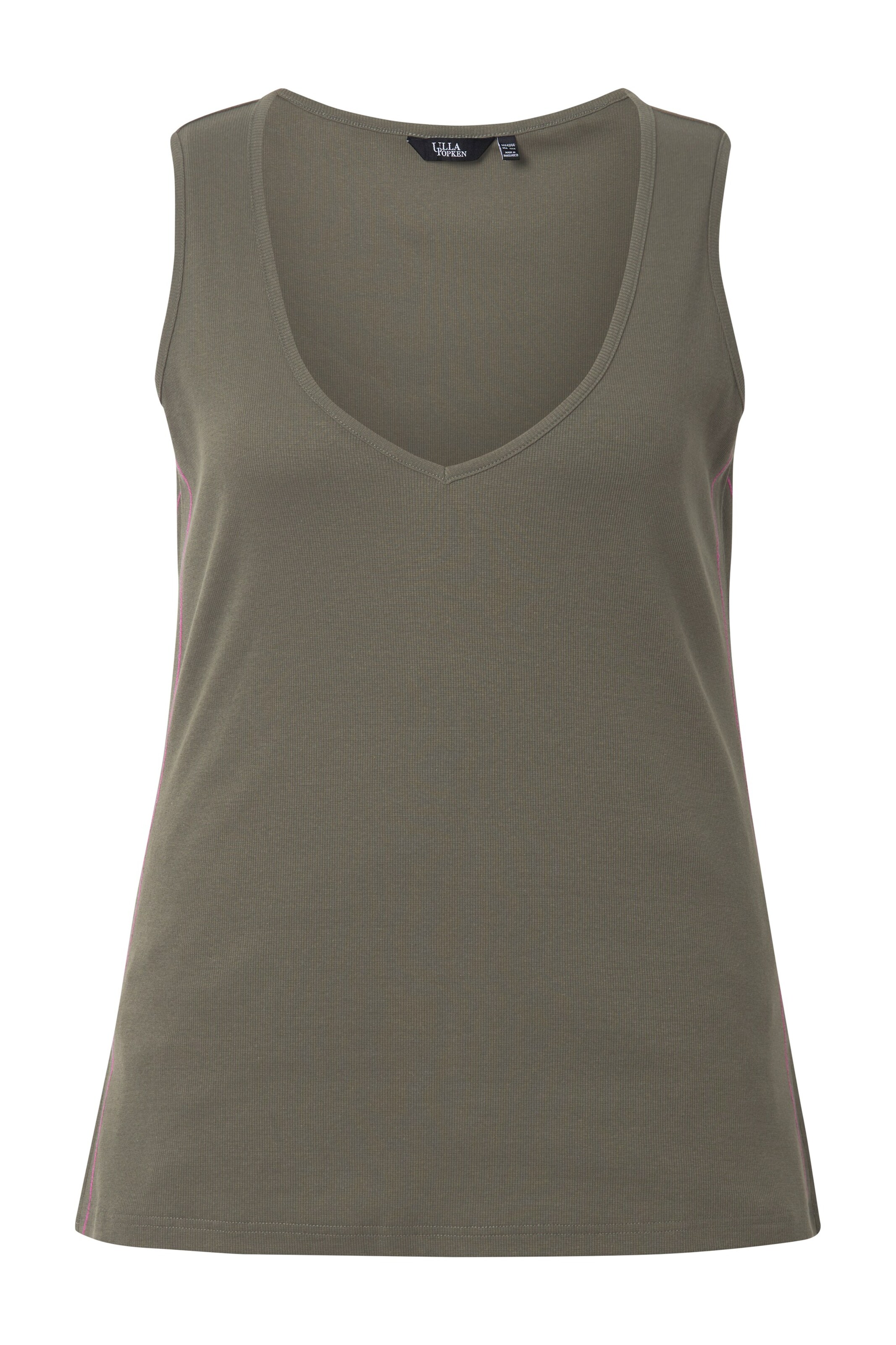 Ulla Popken Top in Groen: voorkant