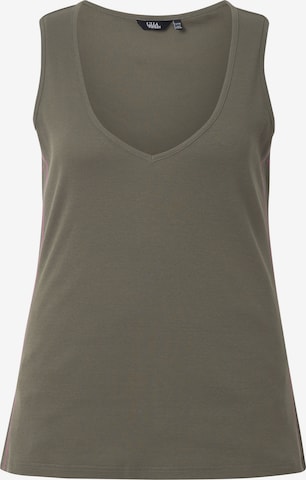 Ulla Popken Top in Grün: Vorderseite