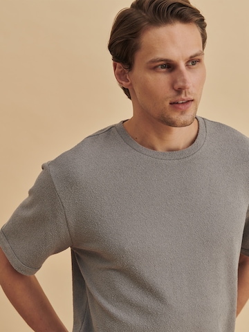 DAN FOX APPAREL Shirt 'Nils' in Grey