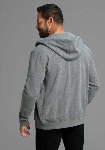 Man's World Zip-Up Hoodie in Grey