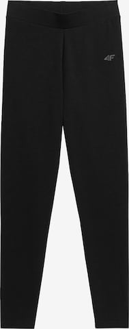 4F Regular Leggings in Black: front