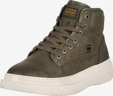 G-Star RAW Lace-Up Boots 'DEXTER' in Green: front