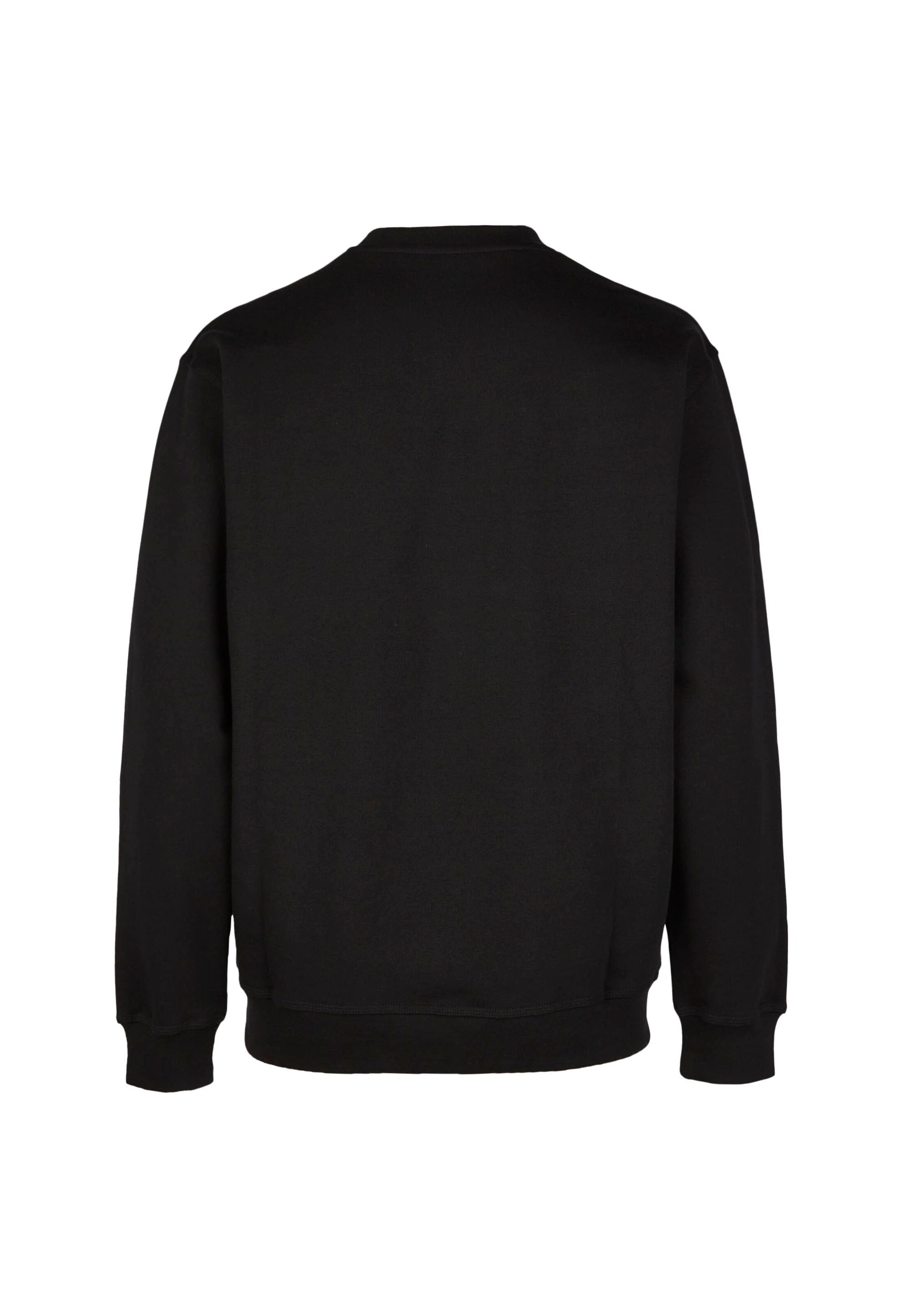Cleptomanicx Sweatshirt 'Embro Gull Mono' in Schwarz