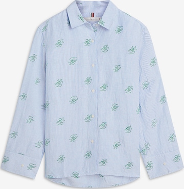 Chemisier TOMMY HILFIGER en bleu : devant