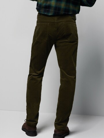 MEYER Slimfit Broek in Groen