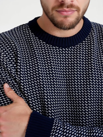 Holebrook Pullover ' Matteo ' in Weiß: Vorderseite