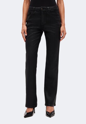 Regular Jeans 'MMAshley' de la MOS MOSH pe negru: față