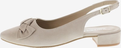XAVER LUIS Schuhmanufaktur Slingpumps 'LIEKE - flache Slingback-Pumps' in 35 in beige, Produktansicht