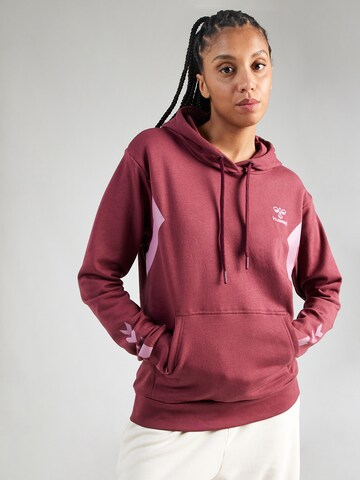 Sweat de sport 'ACTIVE' Hummel en rouge : devant