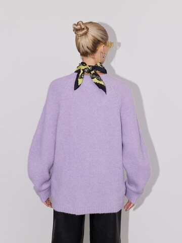 LeGer by Lena Gercke Oversized Sweater 'Sandra' in Purple