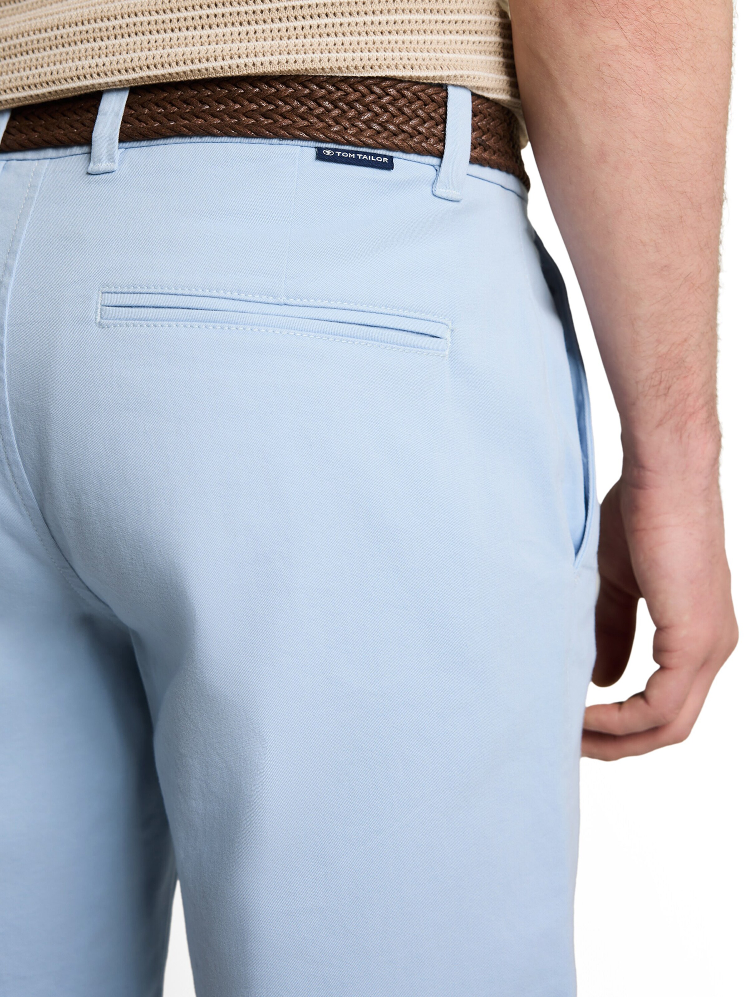 TOM TAILOR Štandardný strih Chino nohavice - Modrá