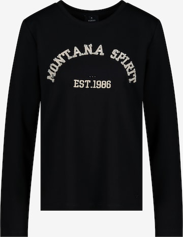 monariSweater majica - crna boja: prednji dio