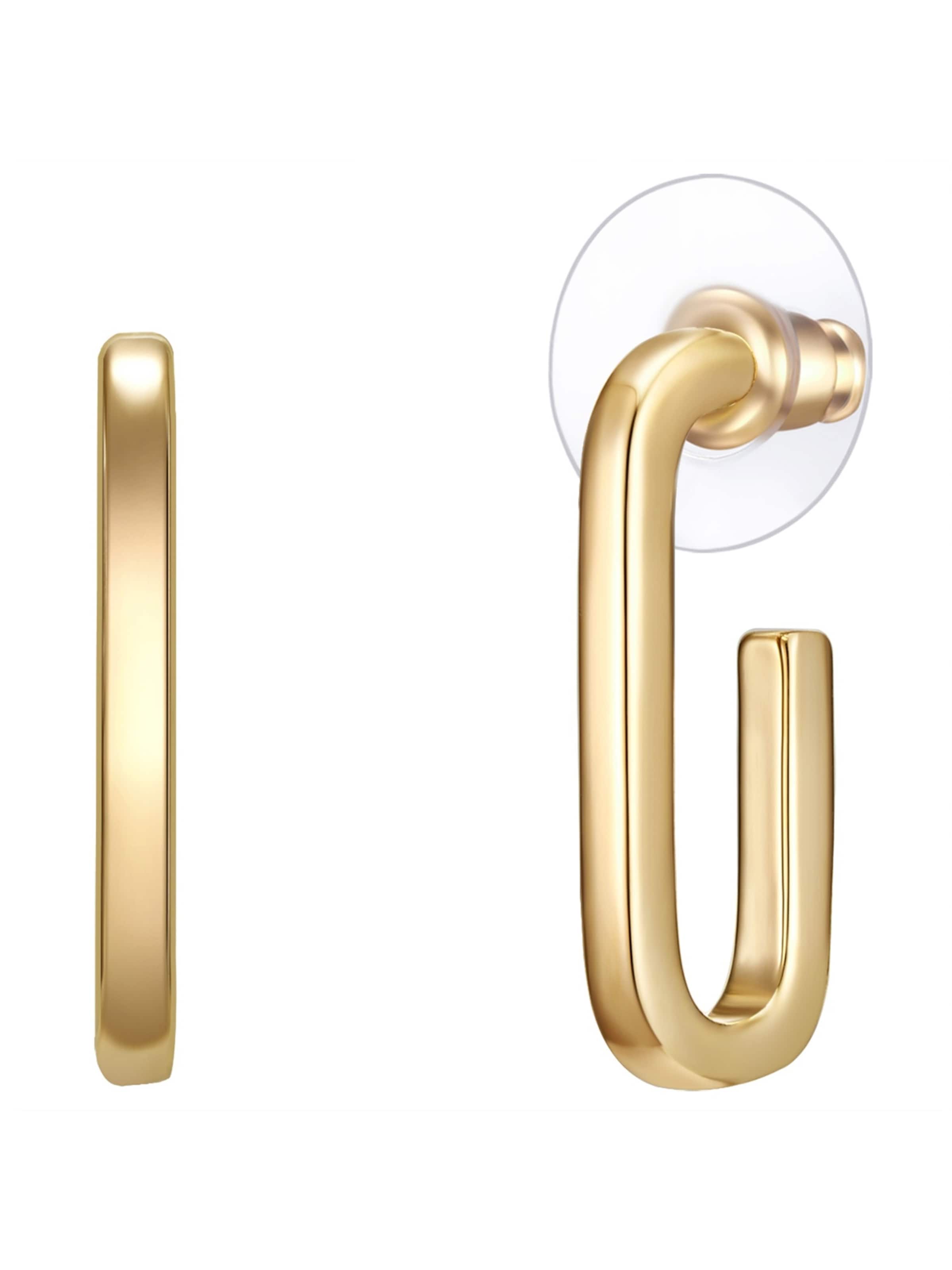 Orecchini di Lulu & Jane in oro: frontale