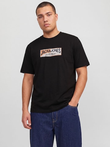 JACK & JONES Shirt in Zwart: voorkant