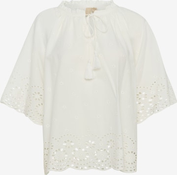 Chemisier 'Reya' CULTURE en blanc : devant