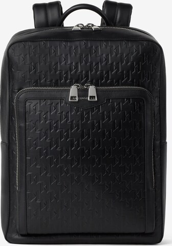 Karl Lagerfeld Backpack in Black: front