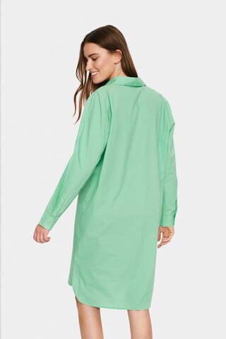 SAINT TROPEZ Shirt Dress 'Louise' in Green