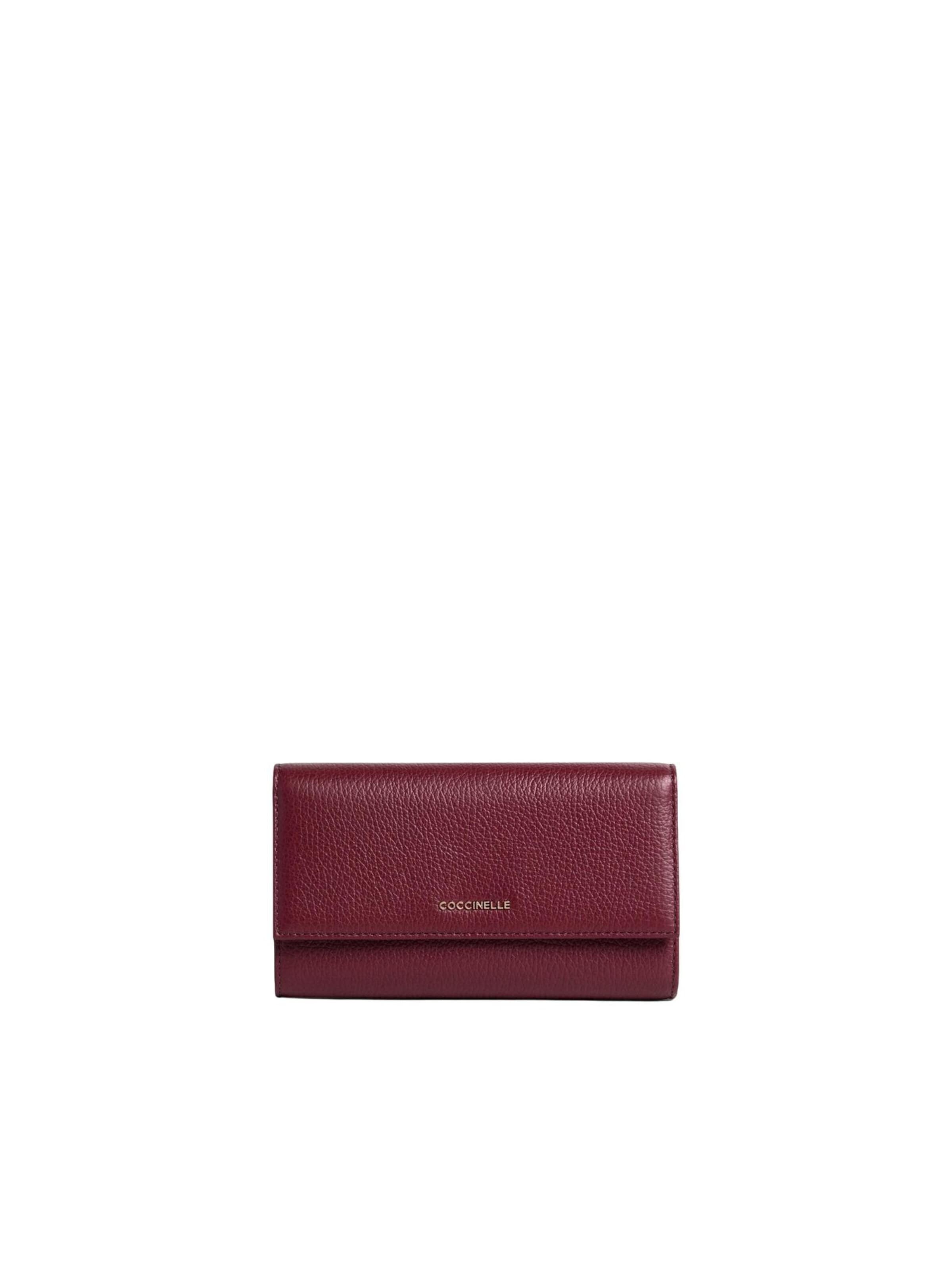 Coccinelle Wallet 'COCCINELLE METALLIC 6' in Red: front