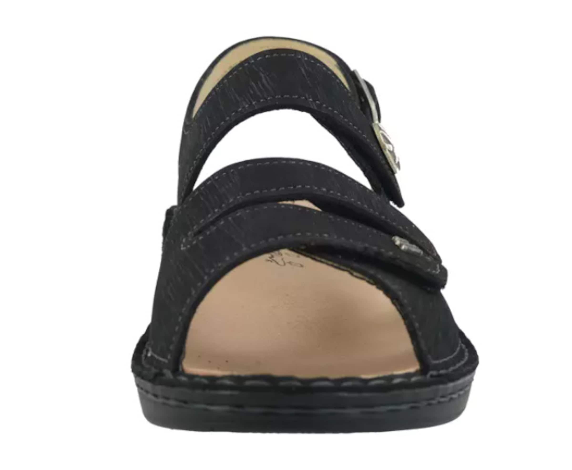 Finn Comfort Sandale in Schwarz
