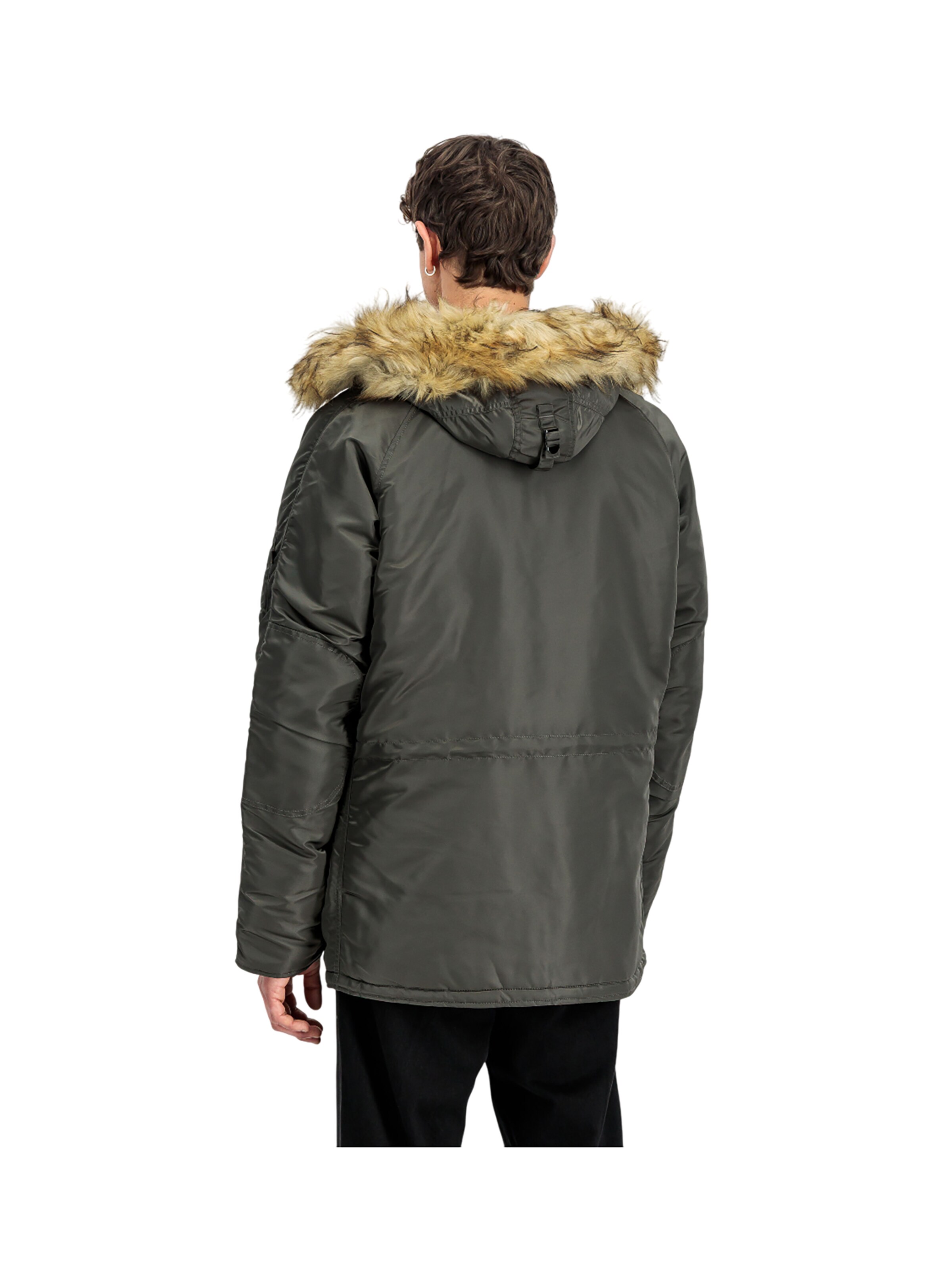 ALPHA INDUSTRIES Winter Jacket 'N3B VF 59' in Grey