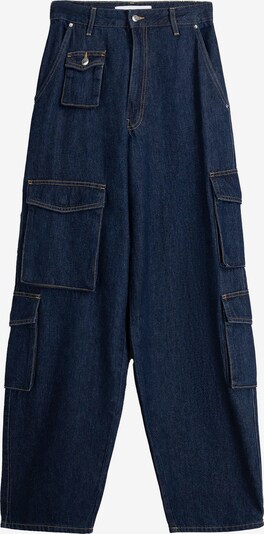 Jeans cargo Bershka di colore navy, Visualizzazione prodotti